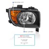 Spec-D Tuning Black Headlights Compatible with 2003-2008 Honda Element