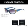 YAMEIZE Trendy Y2K Wrap Around Sunglasses - for Men and
