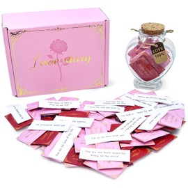 HJMITXB 72 Mini Love Notes For Him Her - Cute Couple Gifts For Boyfriend Birthday Gift Ideas, Christmas Gifts For Girlfriend Long Distance, Lunch Notes For Husband, Romantic Valentines Day Gifts