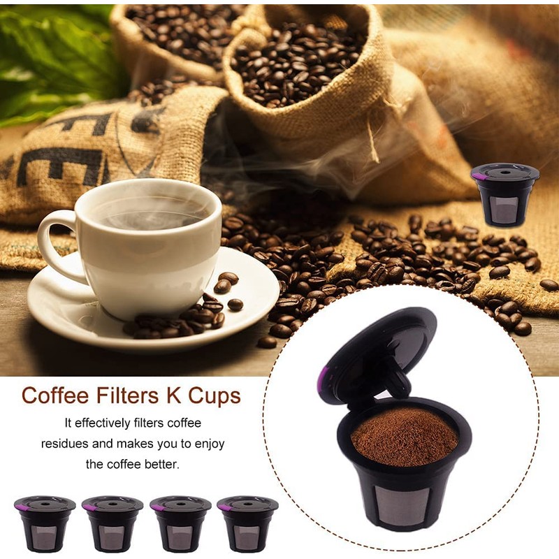 Reusable K Cups for Keurig, 6 Cups/Pack K Filter Keurig