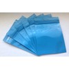 (25 Pieces) Blue Mylar Resealable Zip & Seal Bags 3.5x5