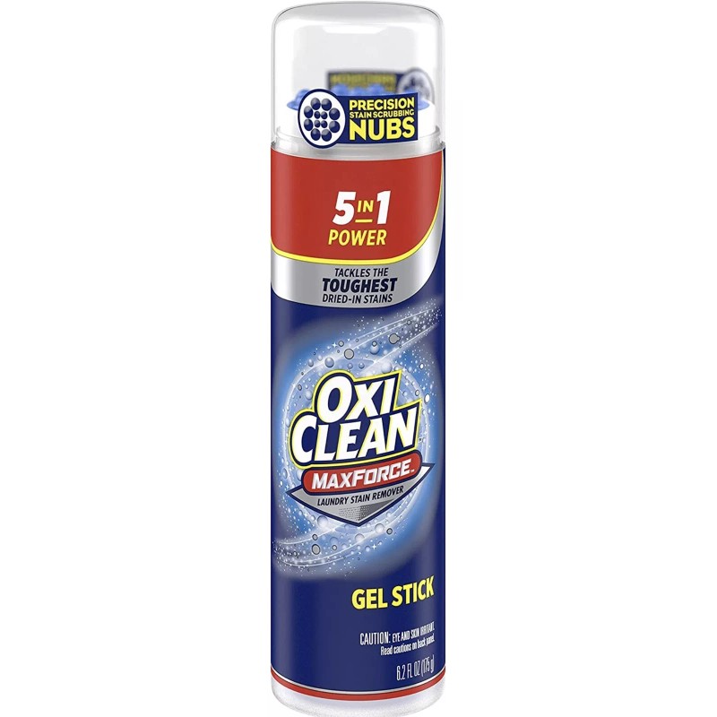 OxiClean Max Force Gel Stain Remover Stick, 6.2 Oz, Pack