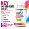 Vitamin B Complex Tablets - 8 Essential B Vitamins &