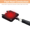 Sandwich Maker, Grilled Sandwich Press with Handle, Double-Coated Non-Stick Stovetop