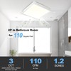Tech Drive Bathroom Exhaust Fan with Light, 110 CFM, Super