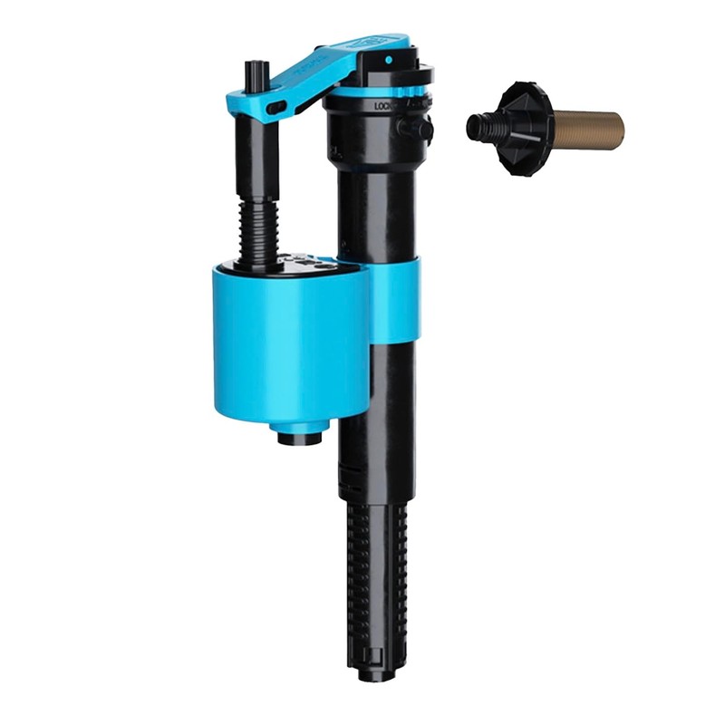 Adjustable Toilet Fill Valve with Universal Threads 3/8" and 1/2",
