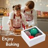 JOHOPACK 50pcs Cookie Boxes 6x6x2.5 Inch Bakery Boxes with window