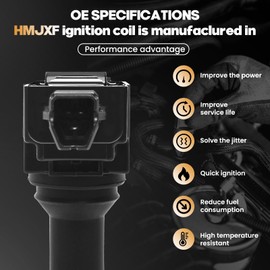 HMJXF 4PCS UF747 Ignition Coil Packs Fit for Outback 2015-2019,Forester 2017-2018,Legacy 2015-2019,Crosstrek 2016-2017,WRX 2015-2020,XV Crosstrek 2015,BRZ 2015-2020,FR-S 2015-2016,86 2017-2020