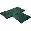 KIDWISE PlayFall Playground Safety Surfacing Green - 2' x 2'
