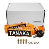 TANAKA UNIVERSAL ORANGE 4 POINT CAMLOCK RACING SEAT BELTS HARNESSES