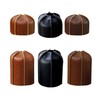 Protective Leather Gas Canister Tank Cover Case Camping Brown Large GD03613