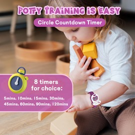 NN BEN NEVIS Potty Training Watch, Potty Timer Toilet Shape and LED Colorful Lights, Toddler Toilet Training Aid, Remind Toddler to Go to The Toilet, Best Gift for Toddlers