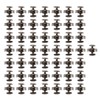 50 Sets Magnetic Button Clasp Snaps 18x5mm High Hardness Alloy
