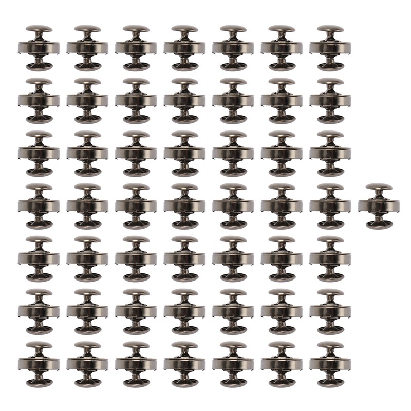 50 Sets Magnetic Button Clasp Snaps 18x5mm High Hardness Alloy