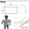 Kair Rectangular Straight Connector 180mm x 90mm Flat Pipe Joint