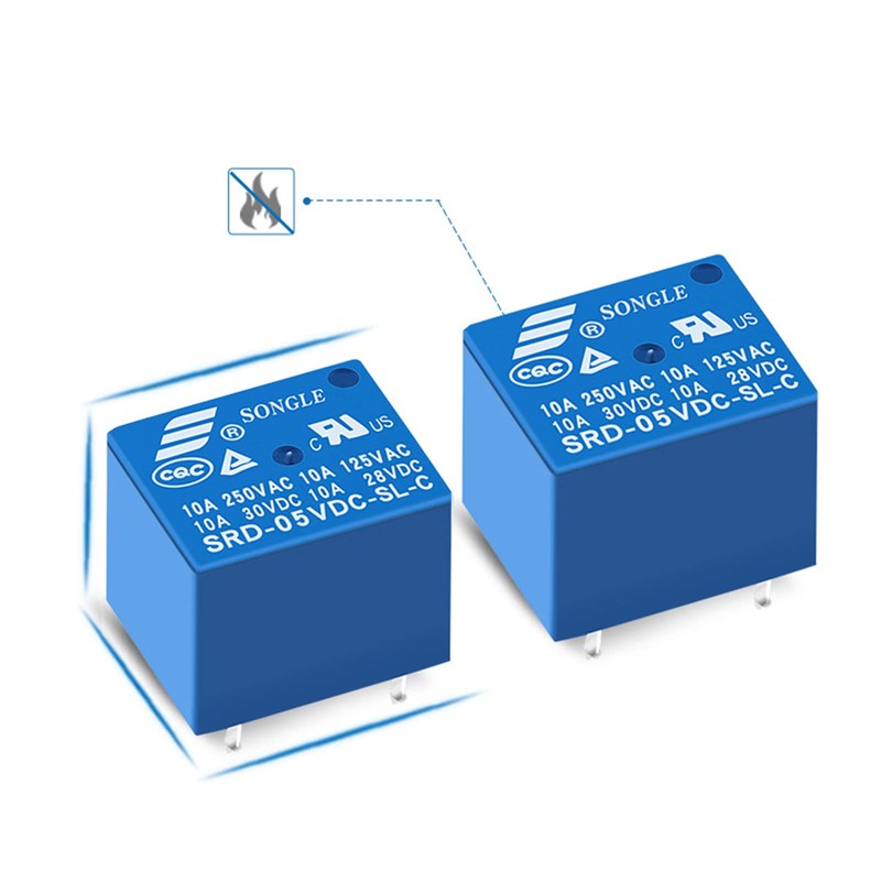 LIKENNY 5V PCB Relay General Purpose Relay Coil Electromagnetic Relay