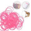 DANRONG Pink Binder Clips Paper Clips,380 PCS Assorted Sizes Paperclips
