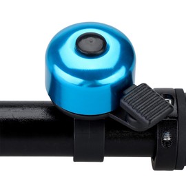 JFmall Bicycle Bell With a Clear Loud Sound, Road Bike and Mountain Bike Bell for Adults, Kids, 8 Colours, blue