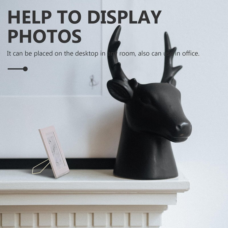 OSALADI 4pcs Photo Bracket Photo Frame Bracket Iron Supporting Rack