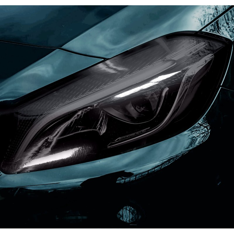 VViViD Air-Tint Headlight/Tail Light Window Tint (Smoke Black, 12" x