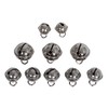 Rayher Campanelle metallo miste, tonde, argento, b2x11mm, 5x15mm, 3x19mm, bus.blis.