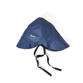 Playshoes Boy's Kids Waterproof Rain with Cotton lining Hat, Blue (Navy), X-Large (Manufacturer Size:53cm)