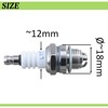 AERZETIX - C73109 - L7T Spark Plug for Chainsaw -