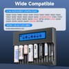 18650 Battery Charger, 8-Bay Universal Charger for Flashlight Headlamp Battery