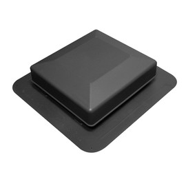Duraflo 6050BL Roof Vent, 50 Square Inch, Black