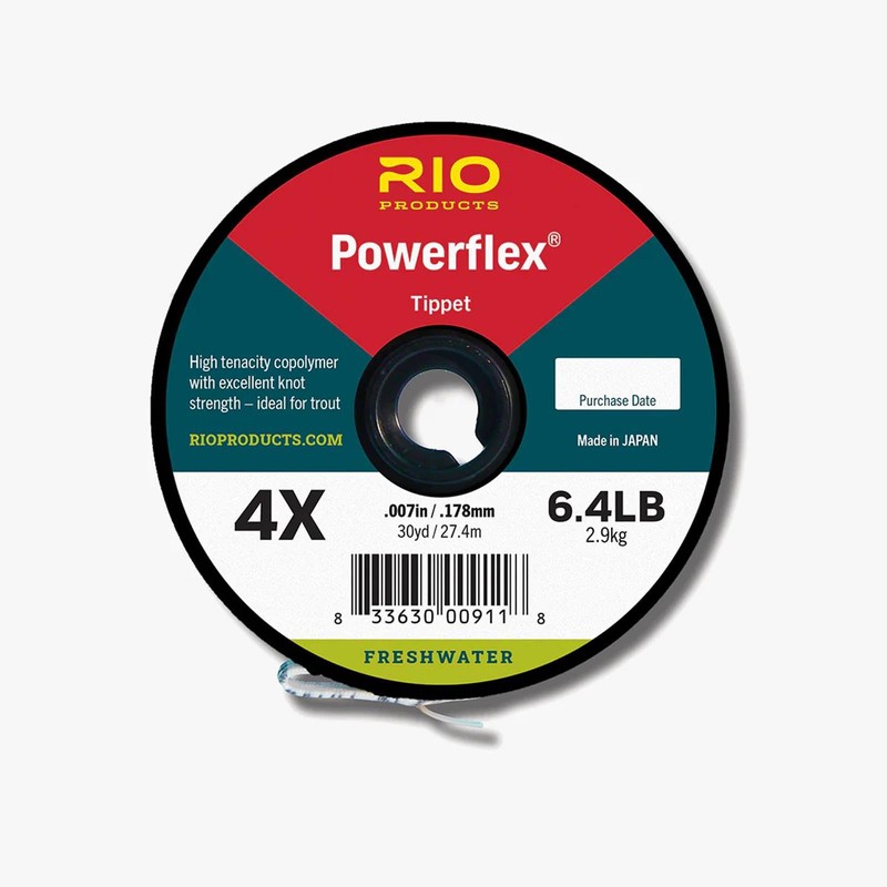 Rio Fly Fishing Tippet PowerfleX-.015 Tippet Fishing Tackle - Clear
