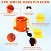 OPL5 5th Wheel King Pin Lock,Anti Theft Secure Trailer Kingpin
