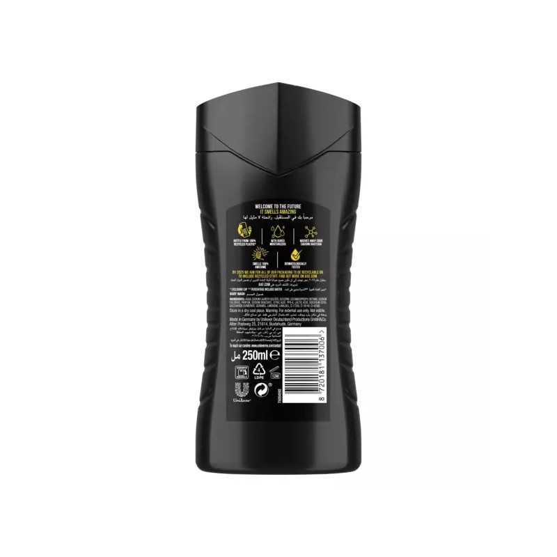 AXE 액스 샤워 젤 8.45온스(250ml) 다크 유혹 3팩 Axe Shower