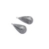 Fonderia Roma, Grigio Piombo Stainless Steel Lead Free Pear Ring
