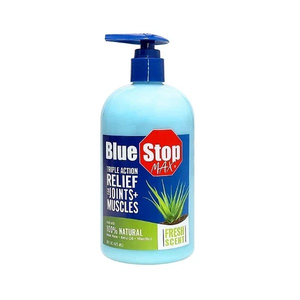 Blue Stop Max Massage Gel for Body Aches (16 fl.