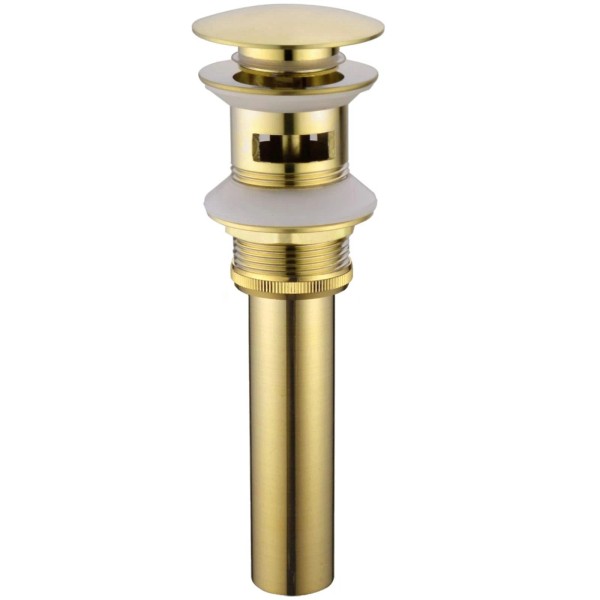 TRUSTMI Brass Pop Up Sink Drain Stopper with overflow Bathroom