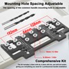 Holes Punch Locator Aluminum Alloy Cabinet Handle Hardware Jig Shelf