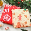Mindsoft 2 Pcs Christmas Snowflake Gingerbread Man Crib Sheets for