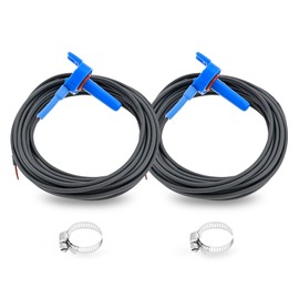 ETERMETA 520272 Replacement Temperature Sensor 20ft Cable, Air/Water/Solar Temperature Sensor, 2 Pack
