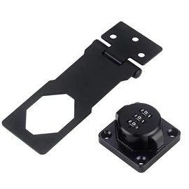 MINMHDONGX-Mechanical Password Rotating Buckle Lock with 3-Digit Password Combination Lock Suitable for Home School Office Mechanical Combination Cabinet Storage Cabinet Drawer and Closet (Black)