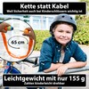 KOHLBURG Children's Bicycle Lock Combination Lock 4 Digits [Without Plasticiser,