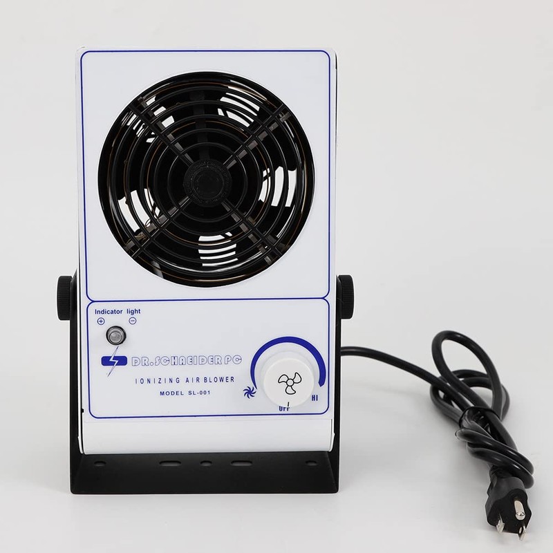 AngelcityCC Ionizing Air Blower Fan Anti Electrostatic Ion Blower Anti-Static