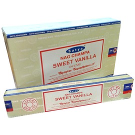 Satya Incense Cleansing Incense Incense - 12 Box Set - SATYA Sweet Vanilla Incense