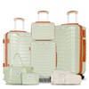 UUH Expandable Luggage set with TSA Locks, suitcase for travel,