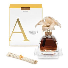 AGRARIA AirEssence Flower and Reed Diffuser Set, Hand Crafted Sola Flower Botanical Home Fragrance Diffuser, Scented Oil Reed Diffuser, Flower and Reed Diffuser Gift Set for All Occasions