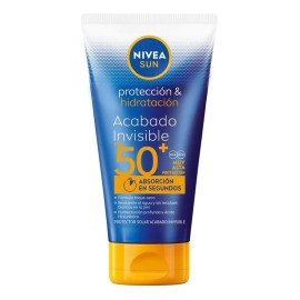 Protector Solar Corporal NIVEA SUN Protección E Hidratación FPS 50+ 150Ml Acabado Invisible Con Ácido Hialurónico