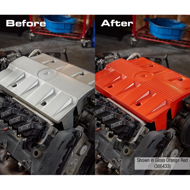 Rust-Oleum 366433 Engine Enamel Spray Paint, 11 oz, Gloss Orange