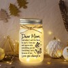 Shqiueos Mom Gifts Mason Jar Night Light, Birthday Gifts for