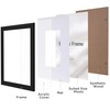 eletecpro 8x10 Picture Frame, Display Picture 5x7 with Mat or
