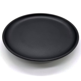 ASFUNG, Jewelry Dish Organizer Serving Tray for Vanity Necklace Bracelet Wedding Party Decor Women Girls Round Frosted Black