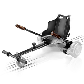 SIMATE Seat Attachment Combo, Go Kart Accessories with Adjustable Frame Length for 6.5" 8" 10" into Self Balancing Scooter, Ideal Gift for Kids & Adults
